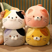 cute kawaii chonky squishy soft kitty cat plushies