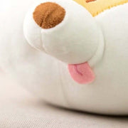 cute kawaii chonky shiba inu plush hand warmer pillow cushion with tongue out