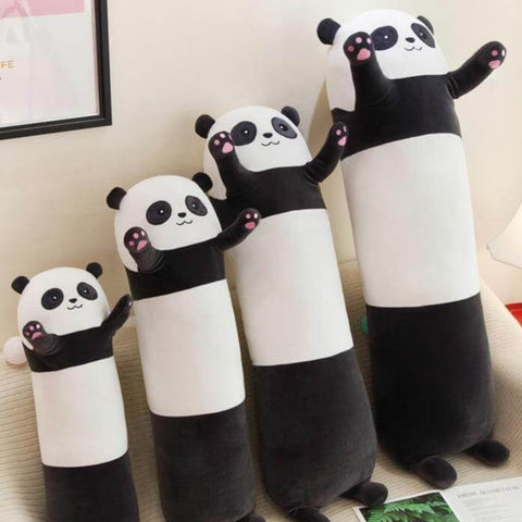 long cute kawaii chonky panda bear dakimakura plushie body pillows in different sizes