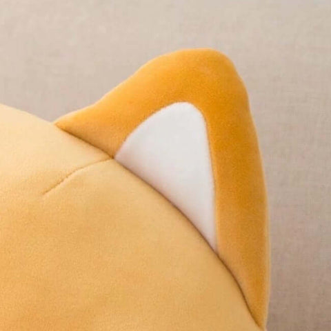 cute kawaii chonky shiba inu plush pillow cushion with ears