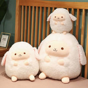 big and small fluffy cute kawaii round chonky sheep plushies