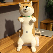 big brown cute kawaii chonky shiba inu dog plushie